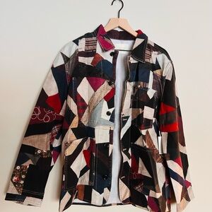 Aime Leon Dore Multicolor Patchwork Quilt Chore Jacket